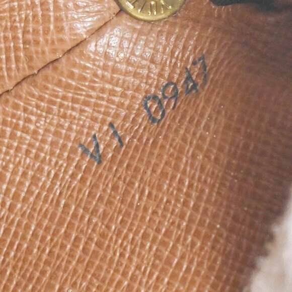 LOUIS VUITTON Logo Drouot Shoulder Bag Monogram Leather Brown - Picture 13 of 16